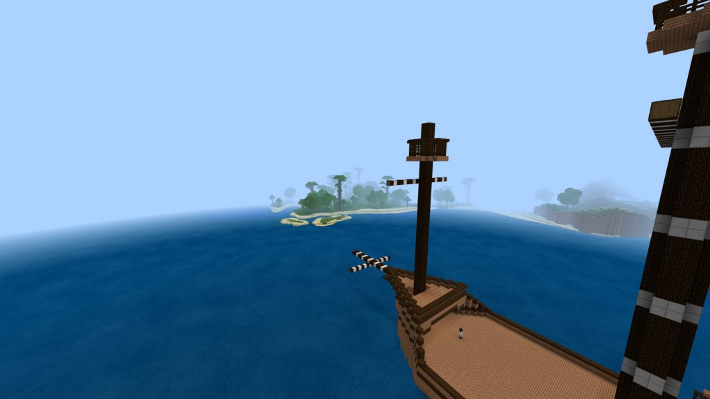 Imagen de captura de pantalla de minecraft - la isla del tesoro